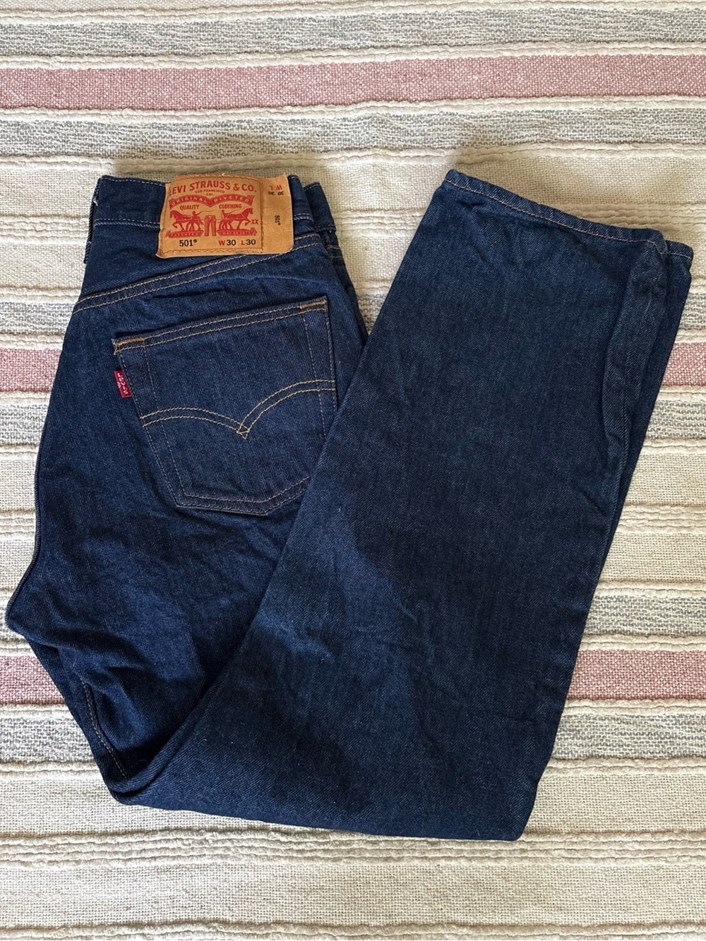 Levi’s 501 Blue 100% cotton 30x30